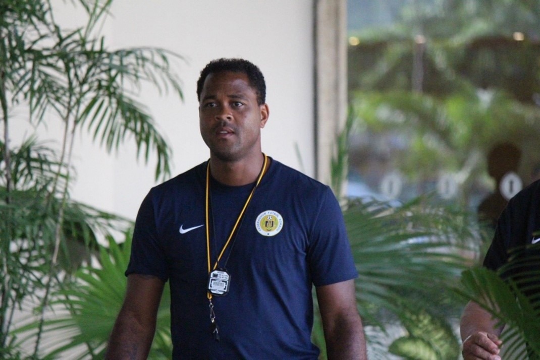The new football manager of FFK, Patrick Kluivert.